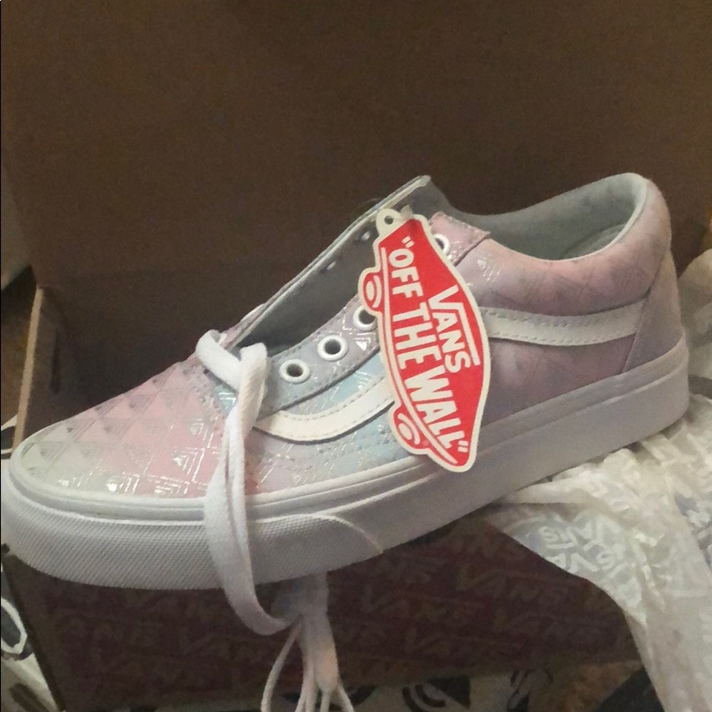 Kids Pastel Rainbow Vans